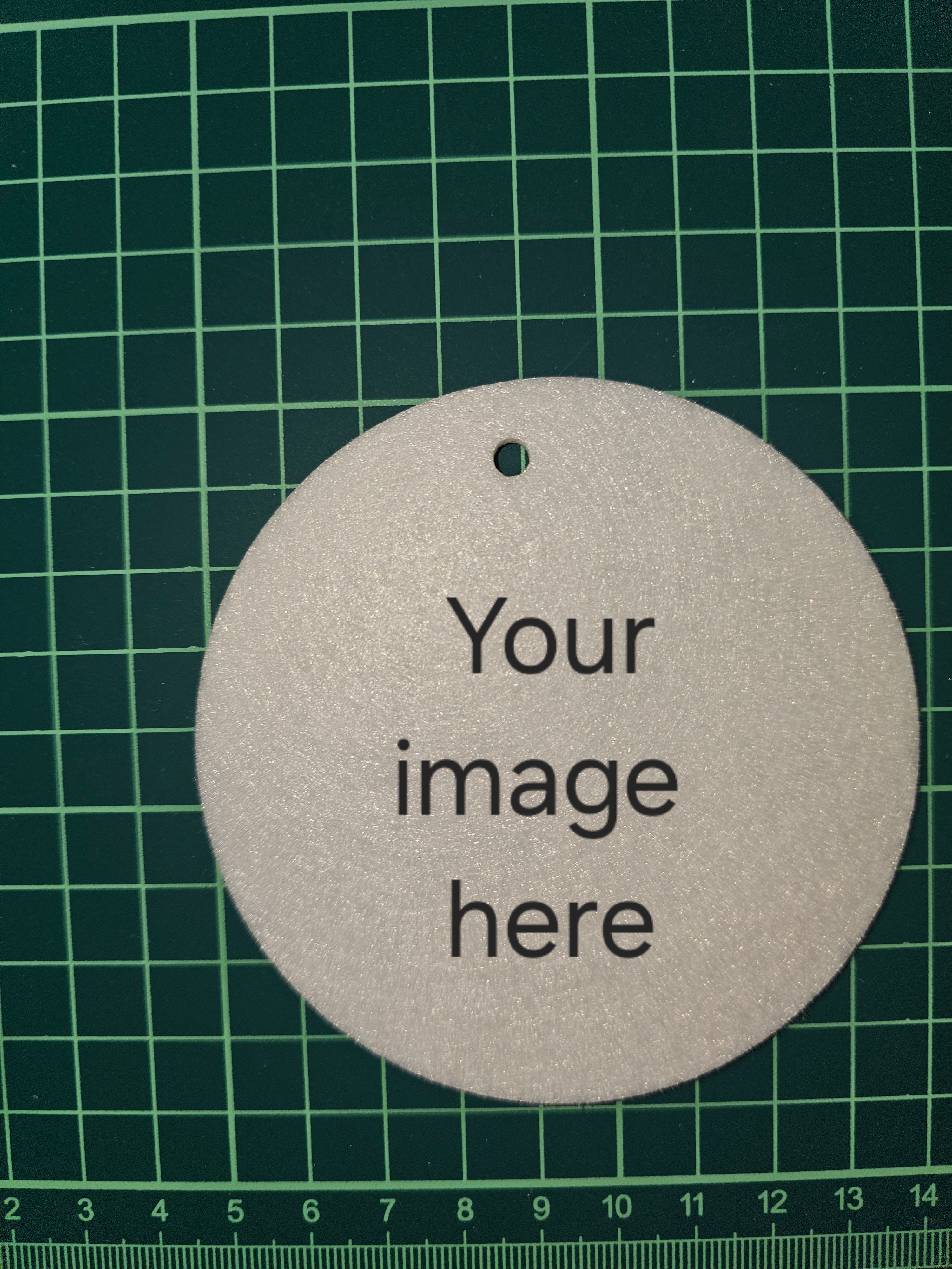 Custom Car Air Freshener - Circle